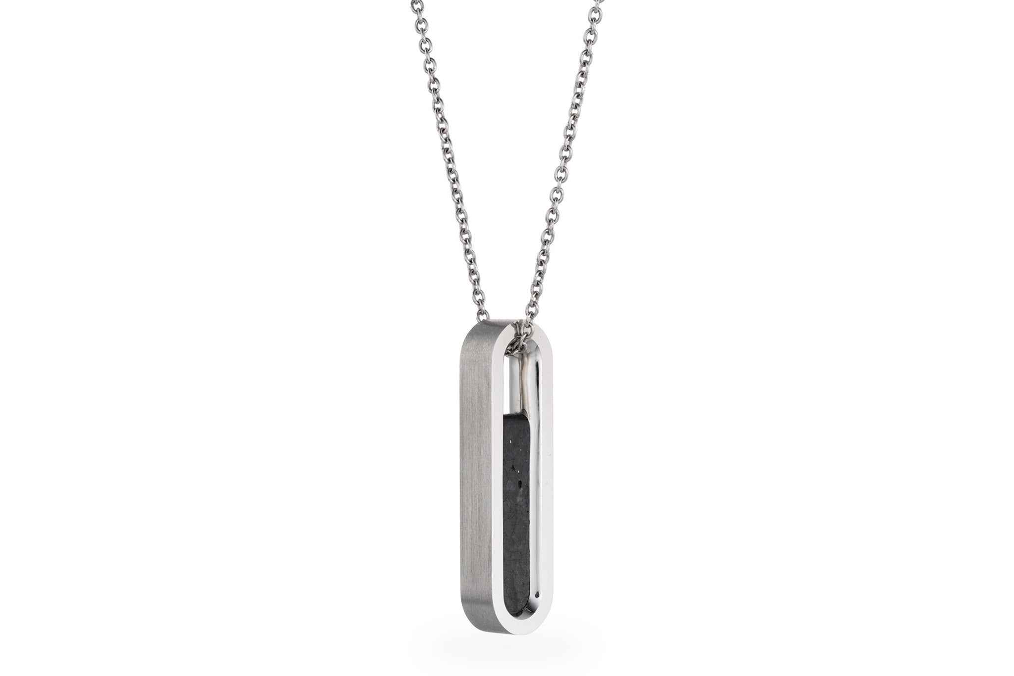 Mond Meteoriten Anhänger M I - 18 K Gold