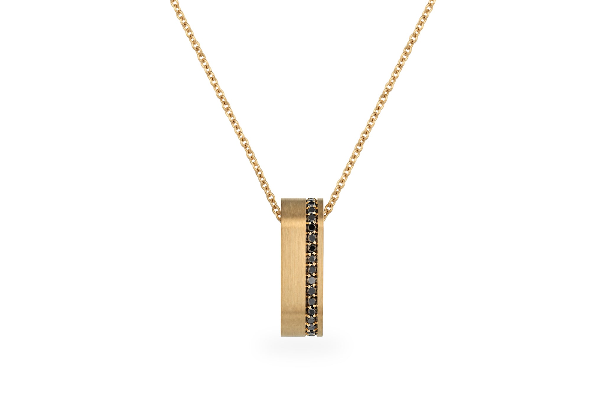 Mond Meteoriten Anhänger S III - 18 K Gold