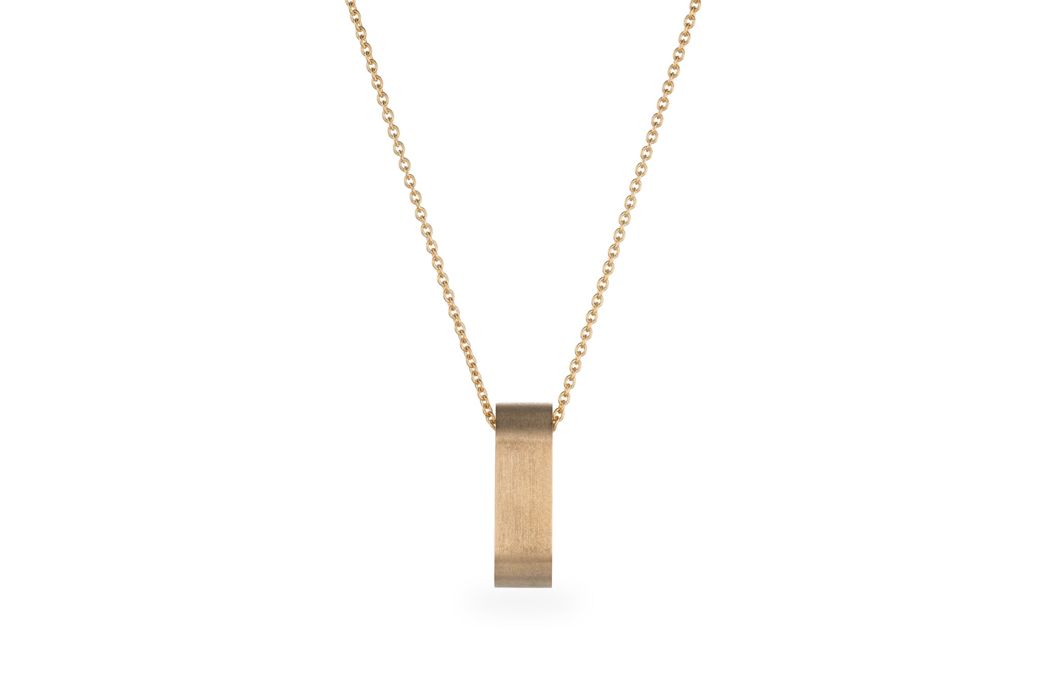 Mond Meteoriten Anhänger S I - 18 K Gold